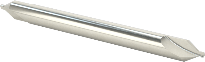 Merkez Matkap, Karbür, 60 Derece, Anma Ölçüsü 0, 1/32" Matkap Ucu için