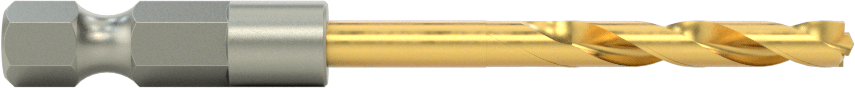 Altıgen Şaftlı Matkap Ucu, TiN Kaplamalı, 5/32" Boyut