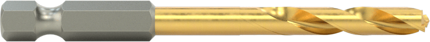 Altıgen Şaftlı Matkap Ucu, TiN Kaplamalı, 13/64" Boyut