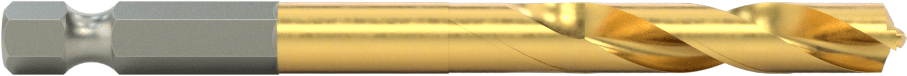 Altıgen Şaftlı Matkap Ucu, TiN Kaplamalı, 9/32" Boyut