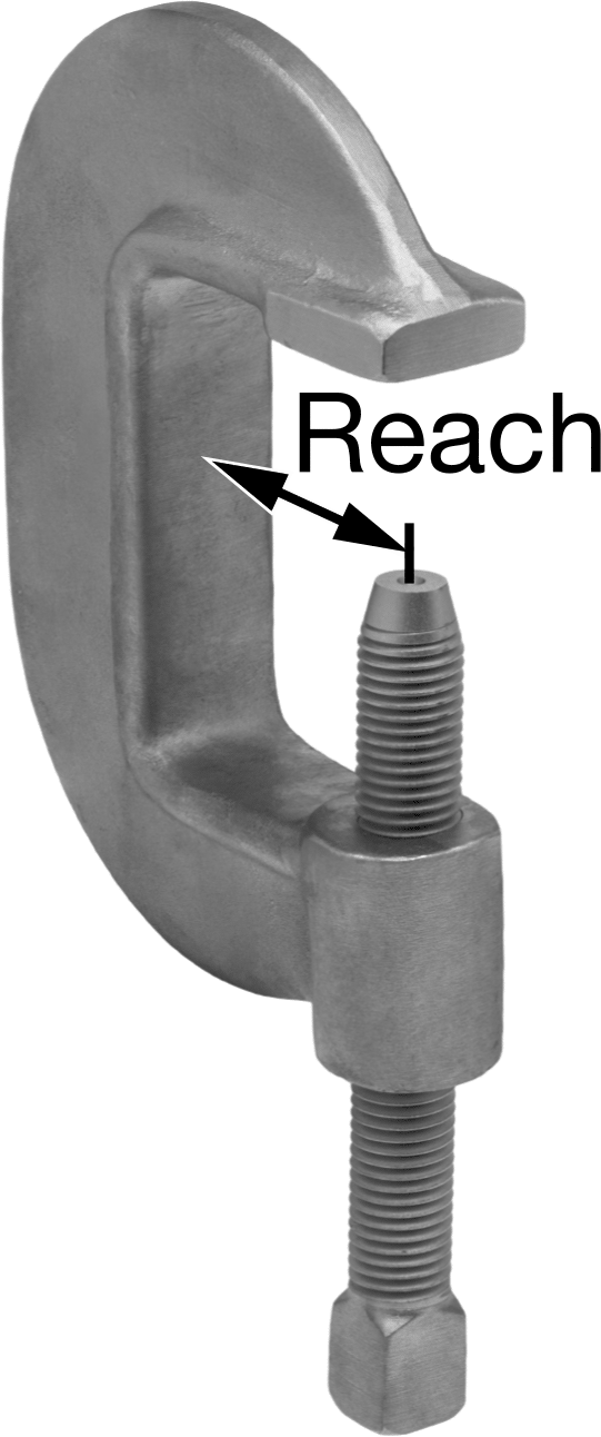 Kıvılcım Çıkarmayan C-Kelepçe, 0“ ila 4-1/2” Açıklık