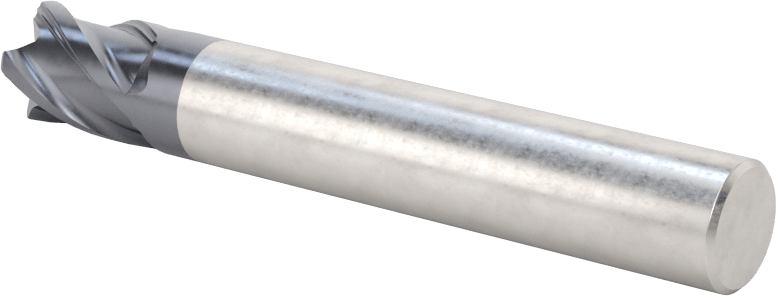 Nikel için Hızlı Kesim Karbür Kare Uçlu Freze, 3/8" Freze Çapı, 1/2" Kesme Uzunluğu