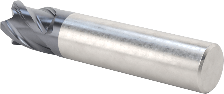 Nikel için Hızlı Kesim Karbür Kare Uçlu Freze, 1/2" Freze Çapı, 5/8" Kesme Uzunluğu