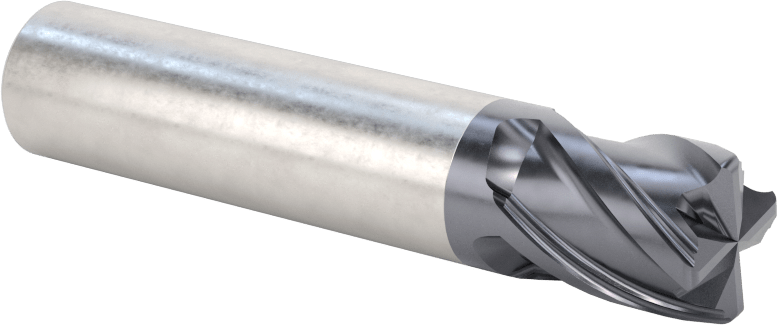 Nikel için Hızlı Kesim Karbür Kare Uçlu Freze, 1/2" Freze Çapı, 5/8" Kesme Uzunluğu