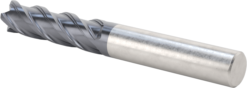 Nikel için Hızlı Kesim Karbür Kare Uçlu Freze, 5/8" Freze Çapı, 2-1/4" Kesme Uzunluğu