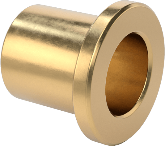 954 Yatak Bronzu Flanşlı Kovan Rulmanı, 1/2“ Mil Çapı ve 5/8” Muhafaza İç Çapı için, 3/4" Uzunluk