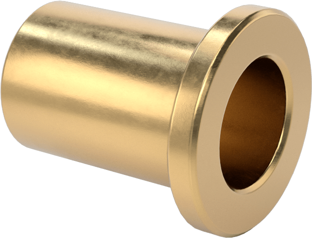 954 Yatak Bronzu Flanşlı Kovan Rulmanı, 1/2“ Mil Çapı ve 5/8” Muhafaza İç Çapı için, 1" Uzunluk