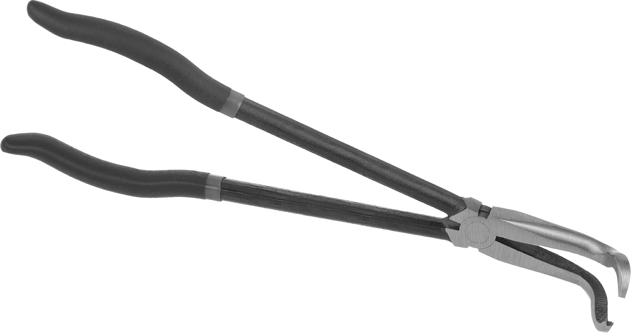 Hortum ve Boru Pense, Kavisli Çene ve Yastıklı Tutamak, 21/32“ ila 27/32” Dış Çap için