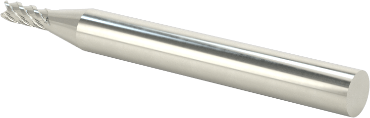Hızlı Kesim Karbür Kare Uçlu Freze, Alüminyum için, Pirinç ve Bronz, 4 Yiv, 3 mm Freze Çapı