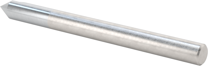 Karbür Havşa, Torna Merkezleri için, TiCN Kaplamalı, 1 Yiv, 1/8" Gövde Çapı