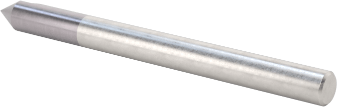 Karbür Havşa, Torna Merkezi için, TiAlN Kaplamalı, 1 Yiv, 1/8" Gövde Çapı