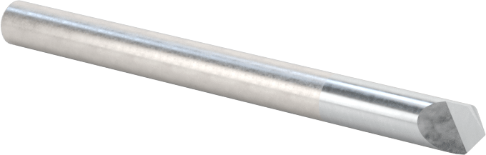 Karbür Havşa, Perçinler için, TiCN Kaplamalı, 1 Yiv, 1/8" Gövde Çapı