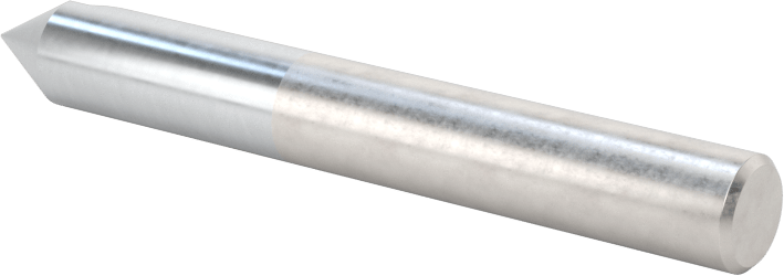 Karbür Havşa, Torna Merkezleri için, TiCN Kaplamalı, 1 Yiv, 1/4" Gövde Çapı
