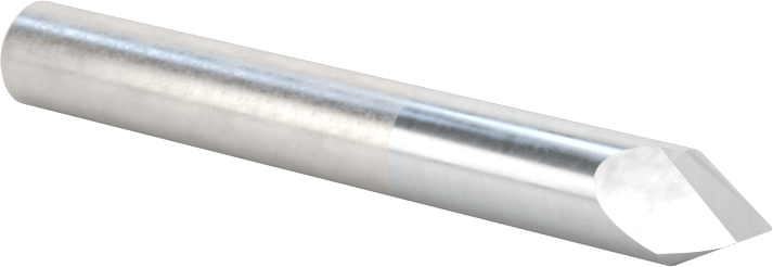 Karbür Havşa, Torna Merkezleri için, TiCN Kaplamalı, 1 Yiv, 1/4" Gövde Çapı