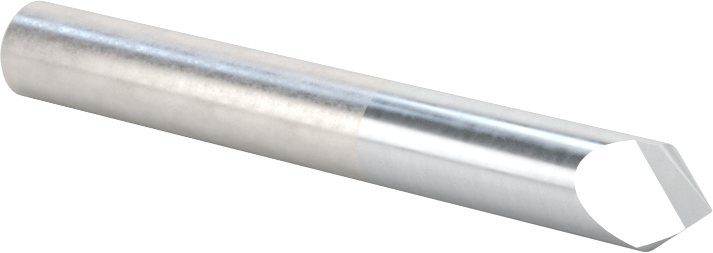 Karbür Havşa, Vidalar için, 82 Derece, TiCN Kaplamalı, 1 Yiv, 1/4" Gövde Çapı