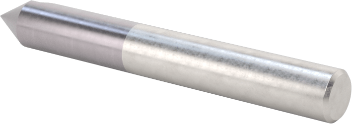Karbür Havşa, Torna Merkezi için, TiAlN Kaplamalı, 1 Yiv, 1/4" Gövde Çapı