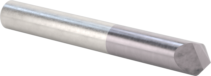 Karbür Havşa, Perçinler için, TiAlN Kaplamalı, 1 Yiv, 1/4" Gövde Çapı
