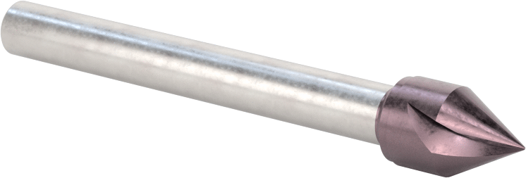 Karbür Havşa, Torna Merkezleri için, TiCN Kaplamalı, 1 Yiv, 3/8" Gövde Çapı
