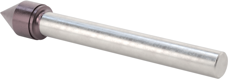Karbür Havşa, Torna Merkezleri için, TiCN Kaplamalı, 1 Yiv, 3/8" Gövde Çapı
