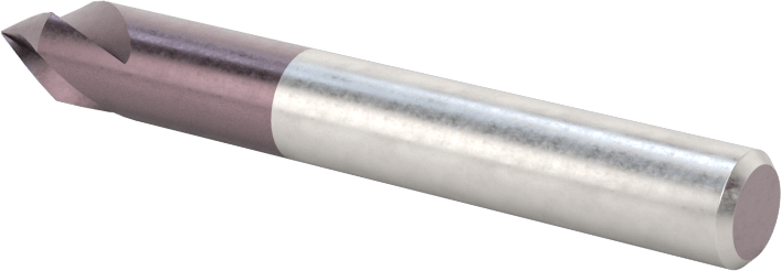 Karbür Havşa, Torna Merkezi için, AlTiN Kaplamalı, 3 Oluk, 1/4" Gövde Çapı