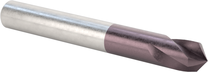 Karbür Havşa, Perçinler için, AlTiN Kaplamalı, 3 Oluk, 1/4" Gövde Çapı