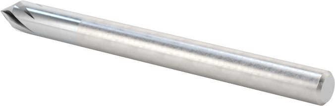 Karbür Havşa, Torna Merkezi için, TiCN Kaplamalı, 6 Yiv, 1/8" Gövde Çapı