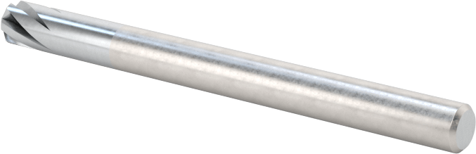 Karbür Havşa, Perçinler için, TiCN Kaplamalı, 6 Yiv, 1/8" Gövde Çapı