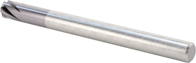 Karbür Havşa, Perçinler için, TiAlN Kaplamalı, 6 Yiv, 1/8" Gövde Çapı