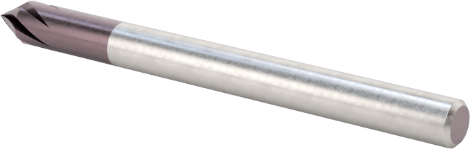 Karbür Havşa, Torna Merkezi için, AlTiN Kaplamalı, 6 Yiv, 1/8" Gövde Çapı