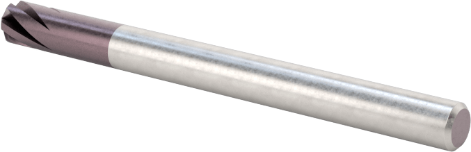 Karbür Havşa, Perçinler için, AlTiN Kaplamalı, 6 Yiv, 1/8" Gövde Çapı