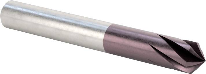 Karbür Havşa, Perçinler için, AlTiN Kaplamalı, 6 Yiv, 1/4" Gövde Çapı