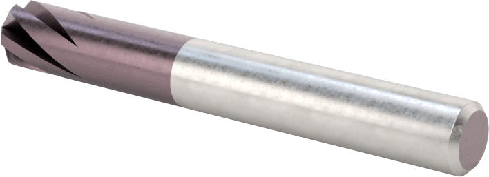 Karbür Havşa, Perçinler için, AlTiN Kaplamalı, 6 Yiv, 1/4" Gövde Çapı
