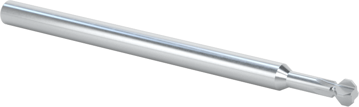 Karbür Çift Pahlı Parmak Frezesi, 0,120" Freze Çapı, 1/4" Boyun Uzunluğu