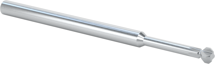 Karbür Çift Pahlı Parmak Frezesi, 0,120" Freze Çapı, 1/2" Boyun Uzunluğu