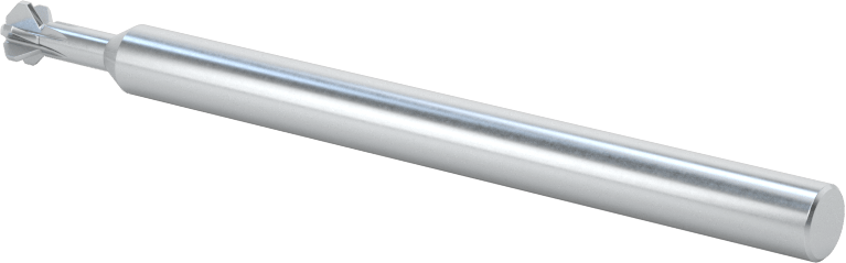 Karbür Çift Pahlı Parmak Frezesi, 0,180" Freze Çapı, 1/4" Boyun Uzunluğu