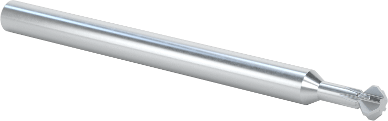 Karbür Çift Pahlı Parmak Frezesi, 0,180" Freze Çapı, 1/4" Boyun Uzunluğu