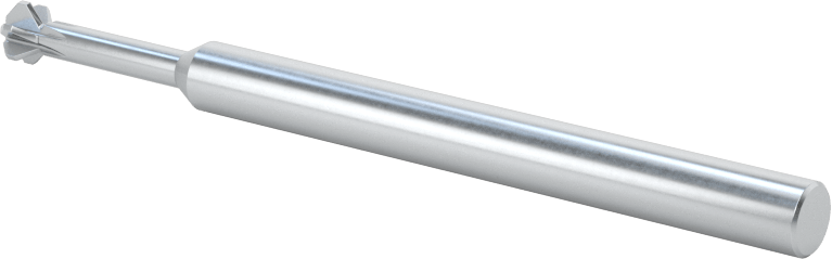 Karbür Çift Pahlı Parmak Frezesi, 0,180" Freze Çapı, 1/2" Boyun Uzunluğu