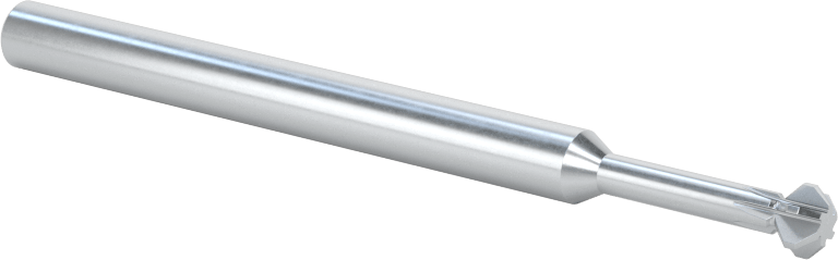 Karbür Çift Pahlı Parmak Frezesi, 0,180" Freze Çapı, 1/2" Boyun Uzunluğu