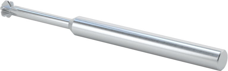 Karbür Çift Pahlı Parmak Frezesi, 0,180" Freze Çapı, 3/4" Boyun Uzunluğu