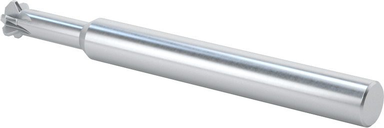 Karbür Çift Pahlı Parmak Frezesi, 0,240" Freze Çapı, 1/2" Boyun Uzunluğu