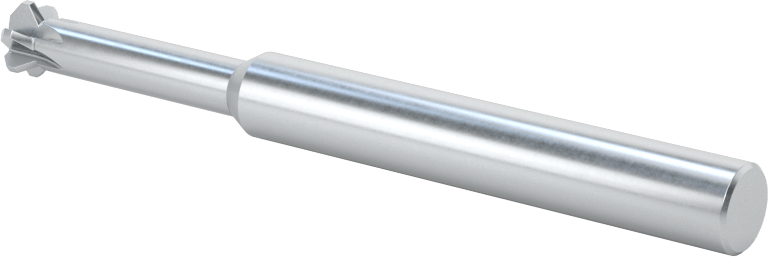 Karbür Çift Pahlı Parmak Frezesi, 0,240" Freze Çapı, 3/4" Boyun Uzunluğu
