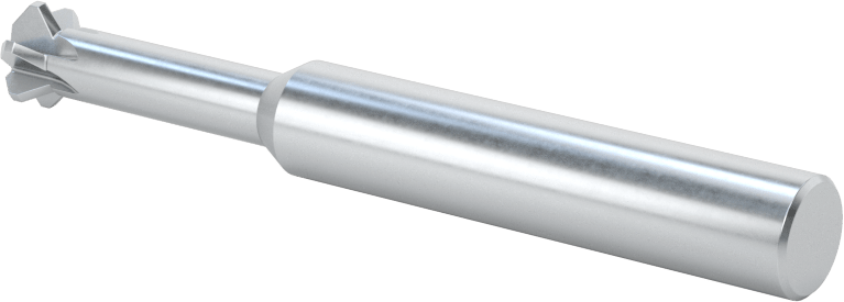 Karbür Çift Pahlı Parmak Frezesi, 0,310" Freze Çapı, 3/4" Boyun Uzunluğu