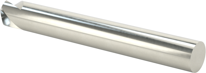 Kaplamasız Karbür Havşa, Perçinler için, 3 Oluk, 1/4" Gövde Çapı