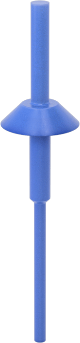Flanşlı Çekmeli Yuvarlak Tapa, 3/32" iç çap için
