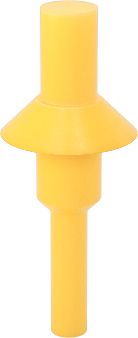 Flanşlı Çekmeli Yuvarlak Tapa, 3/8" İç Çap için