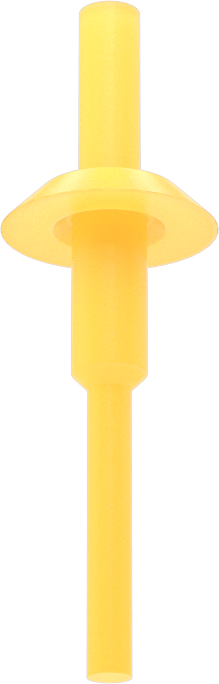 Flanşlı Çekmeli Yuvarlak Tapa, 3/16" İç Çap için, 3/8" Yükseklik, 9/16" Flanş Çapı