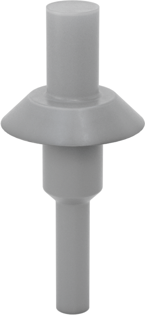 Flanşlı Çekmeli Yuvarlak Tapa, 11/32" İç Çap için
