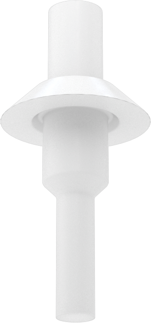 Flanşlı Çekmeli Yuvarlak Tapa, 13/32" İç Çap için