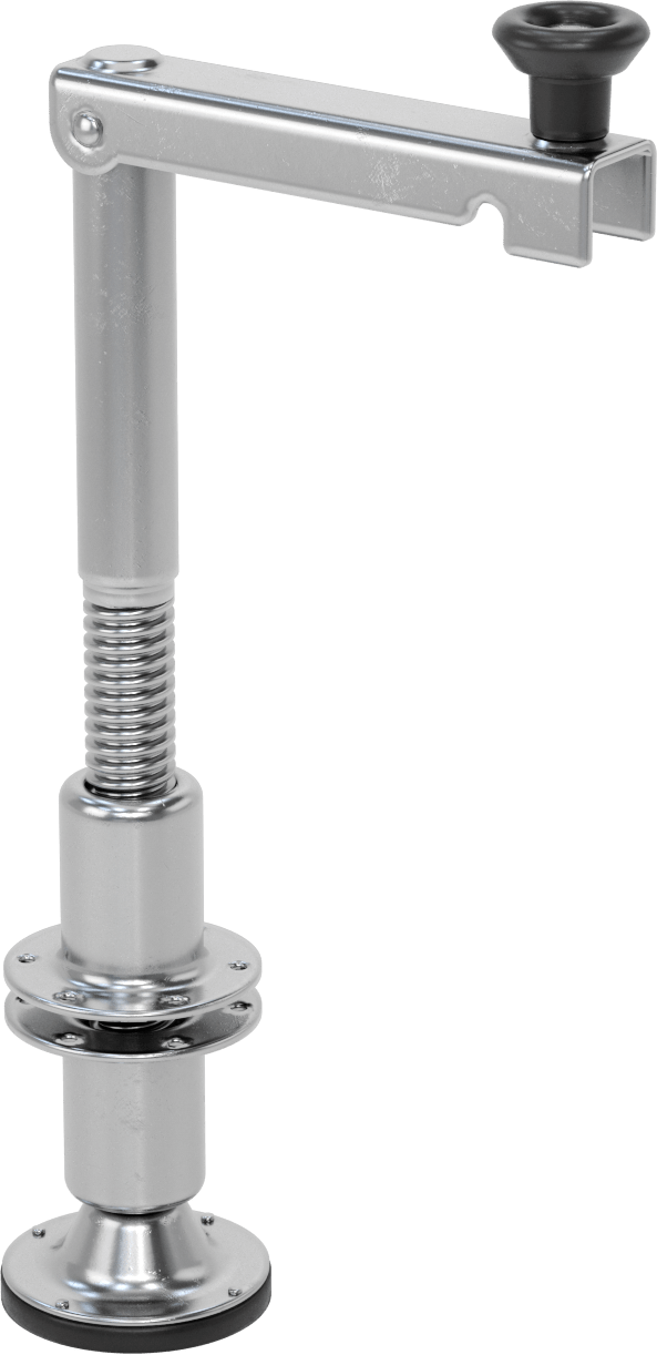 Seviyeleme Krikosu, Delikli Montajlı Yuvarlak Plaka, 4-1/2“ ila 13-1/2” Yükseklik