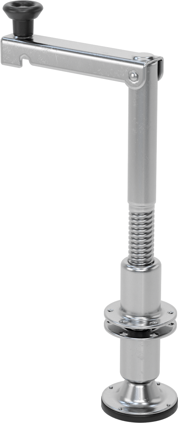 Seviyeleme Krikosu, Delikli Montajlı Yuvarlak Plaka, 4-1/2“ ila 13-1/2” Yükseklik